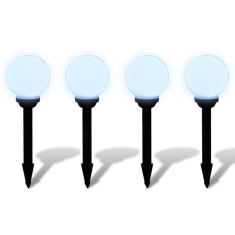 Sfera solare da esterno 15 cm 4 pezzi lampada decorativa 2402039