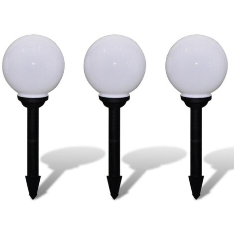 Sfera solare da esterno 20 cm 3 pezzi lampada decorativa 2402038