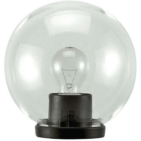 SFERA TRASPARENTE CON PORTALAMPADA 25 CME27
