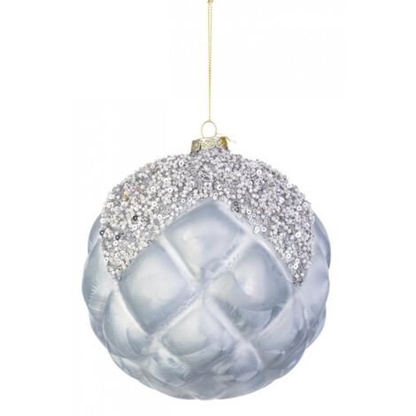 Sfera vetro Aleixa grigio D150