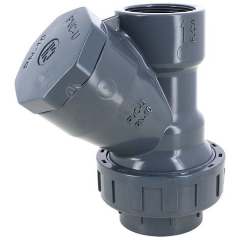 Sferaco – Clapet anti-retour à boule PVC CH-RU 2'' – Raccord taraudé femelle – Pression max. 10 bars – Température max. 60°C