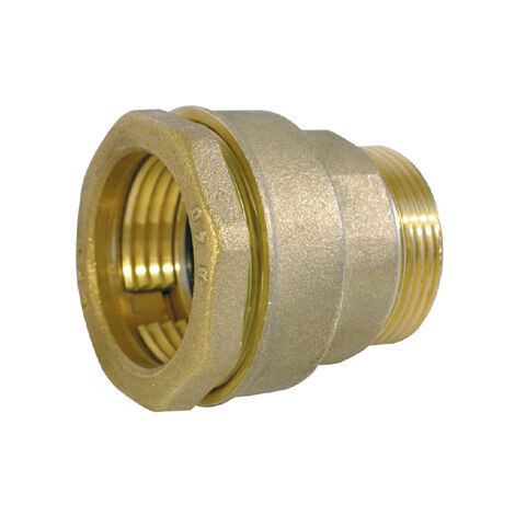 Sferaco – Raccord laiton droit mâle 3/4'' Ø27 – Filetage plomberie – Pour tube PE – Installation facile – Réutilisable pour réseaux d'eau