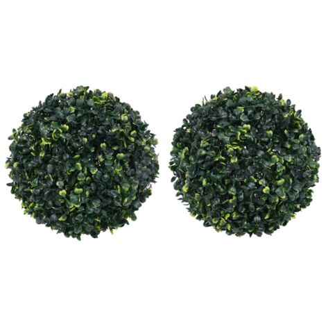 Sfere di Bosso Artificiale 2 pz 45 cm