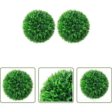 Sfere di bosso -  Sfere di Bosso Artificiale 2 pz 38 cm