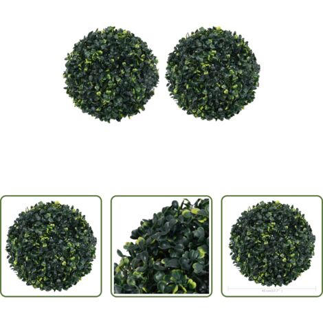 Sfere di bosso -  Sfere di Bosso Artificiale 2 pz 45 cm