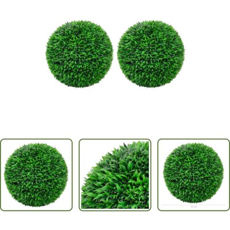 Sfere di bosso -  Sfere di Bosso Artificiale 2 pz 55 cm