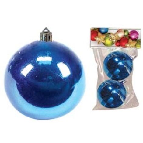SFERE LISCE COLORE BLU- - mm.80 in confezione da 2 pezzi - 12 pezzi