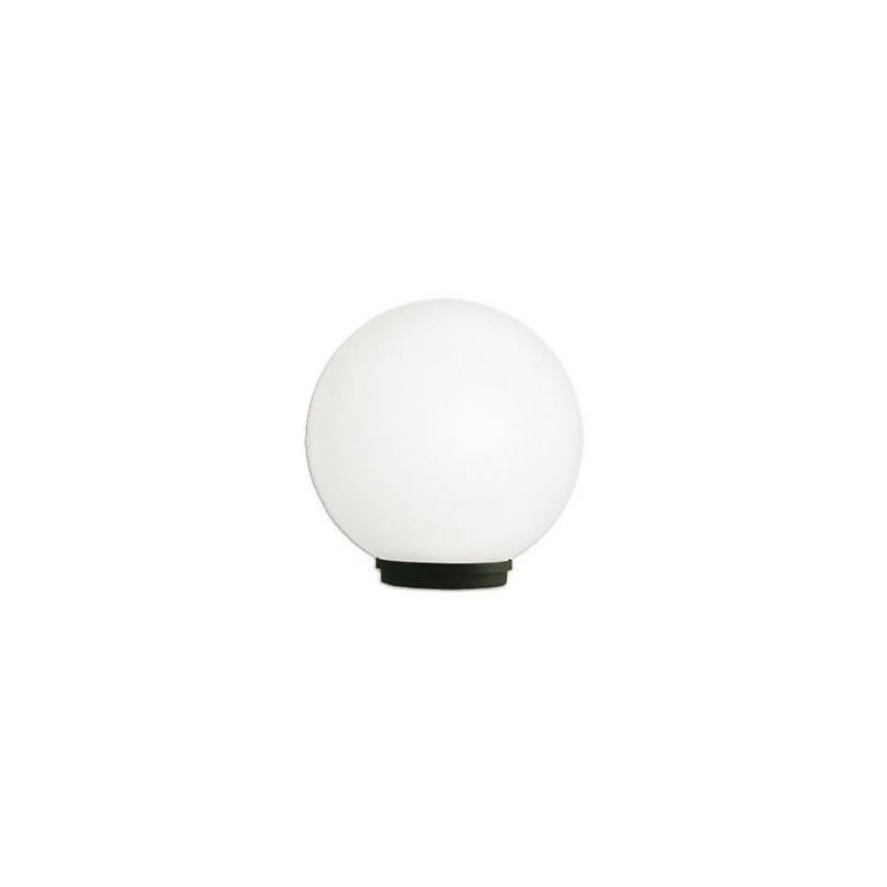 Alpine Corporation Globo Di Vetro A Mosaico Con Luci LED Solari, 25 Cm, Supporto In Metallo, Decorazione Da Giardino, Design Foglie Viola