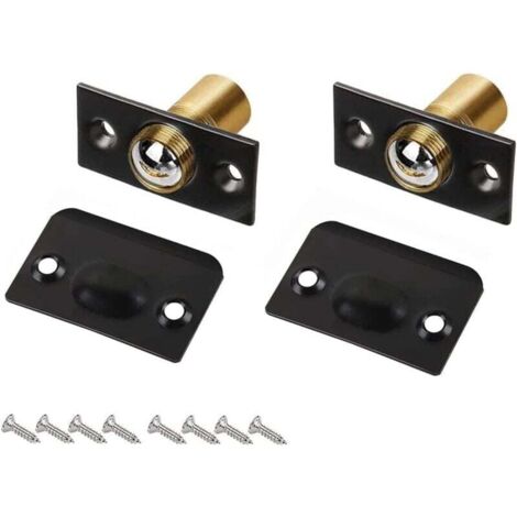 sfere per porte in acciaio inossidabile, serrature a sfera per porte in acciaio inossidabile, perline invisibili per porte con viti per porte di casa, cucina, armadi, armadi
