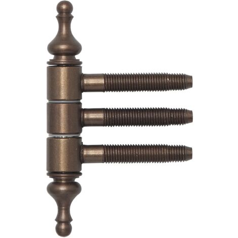 SFS Einbohrzierband 16 mm Türband mit 3-Stufengewindebolzen, bronze patiniert