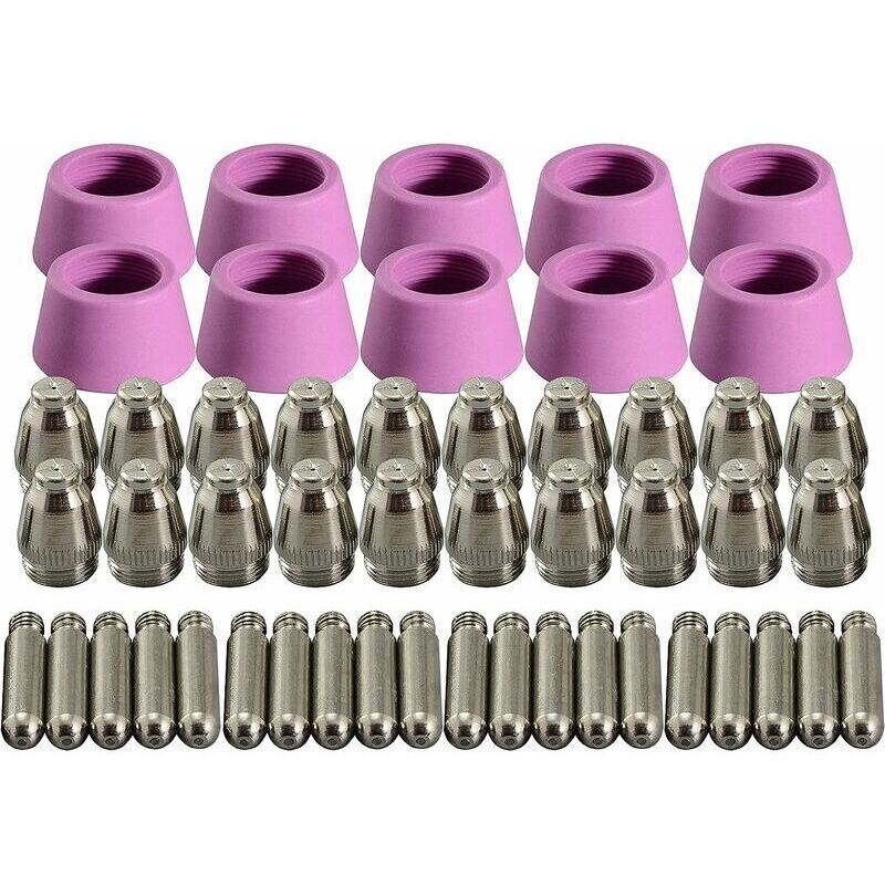 Debuns - SG-55 AG-60 Consommables de Torche découpeur Plasma Accessoires Plasma Buse 60Amp 50pcs,de