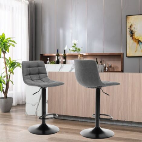 Sgabelli di design moderno grigio scuro  6 sgabelli