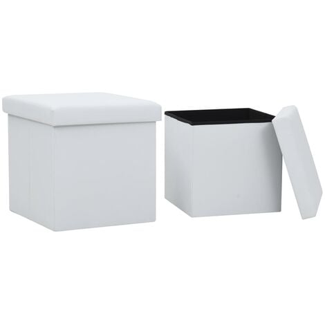 Tectake sgabello contenitore per il bagno nero/bianco