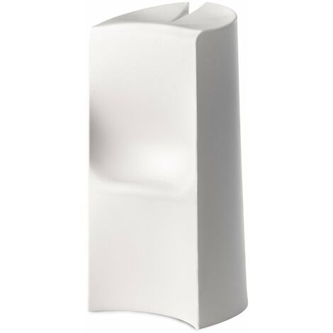 Sgabello Alto da Giardino 40x82 cm in Resina Arkema Kalispera Bianco