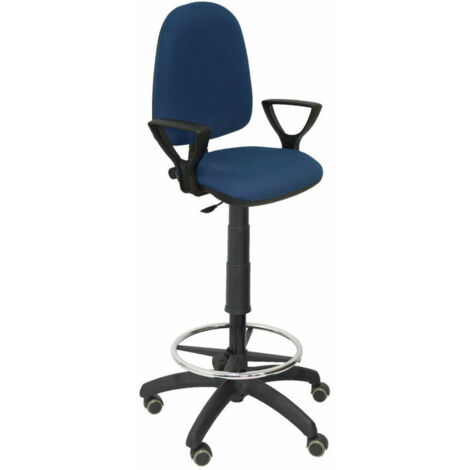 Sgabello Ayna Bali Piqueras y Crespo T04CP Azzurro Blu Marino PVC