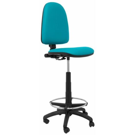 Sgabello Ayna  Piqueras y Crespo 4CPSPVE Verde Turchese PVC Ecopelle