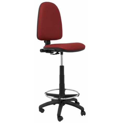 Sgabello Ayna  Piqueras y Crespo CPSPGRA Rosso Granato PVC Ecopelle