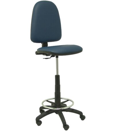 Sgabello ayna similpiel blu navy