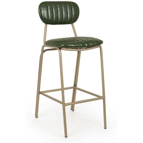 Sgabello bar Addy, 41x51x100h cm, verde scuro