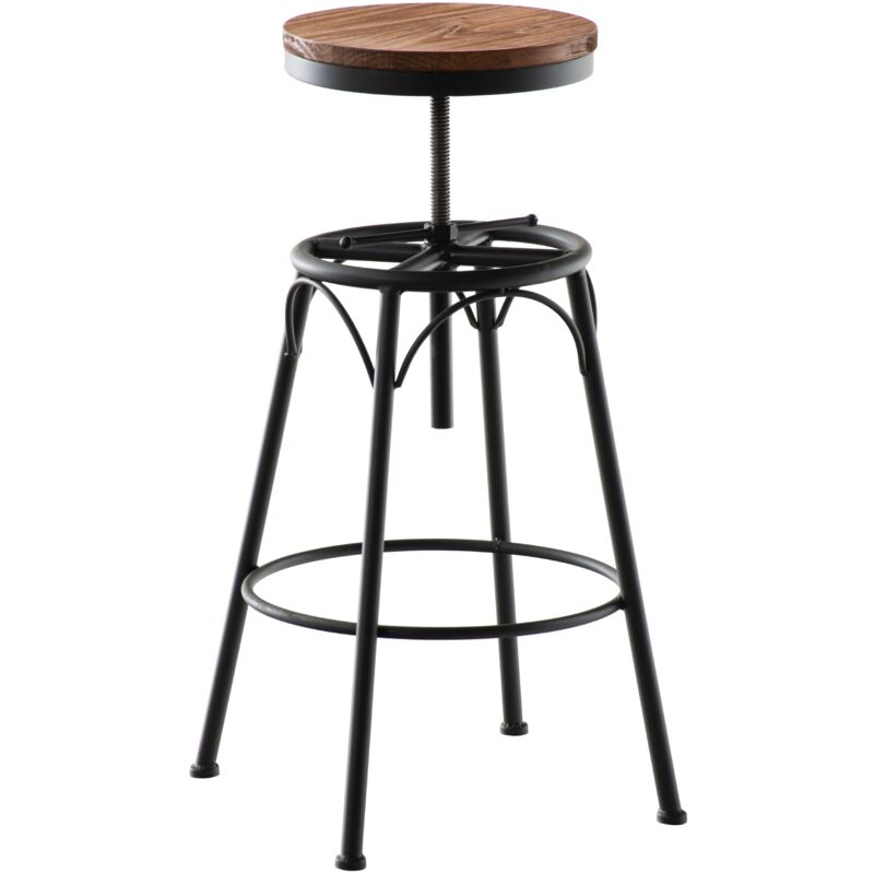 Sgabello Industriale Beam Nero