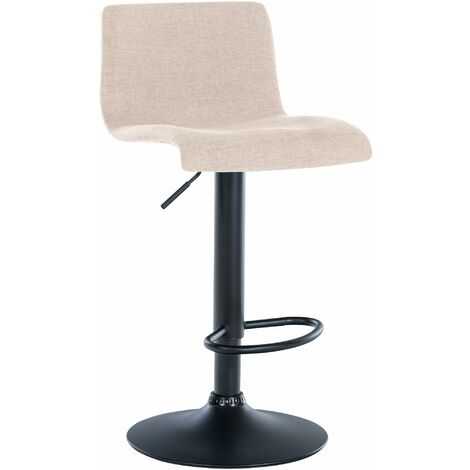 Sgabello Branford crema Tessuto