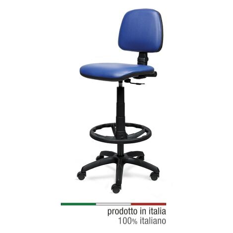 Sgabello Cassa in Ecopelle Colore Rosa