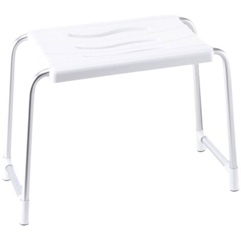 sgabello da bagno, bianco, 50 x 24 cm
