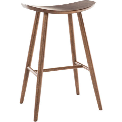 Sgabello da bar design noce 72 cm DEMORY