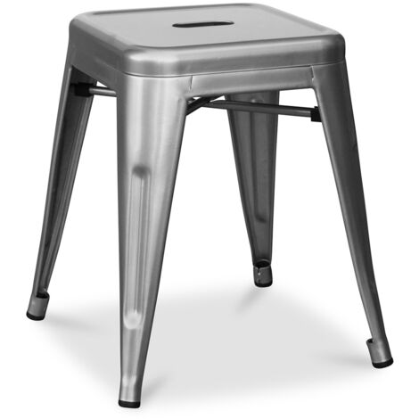 Sgabello Pieghevole 5five - Grigio, Imbottito, Design Moderno - Foto 11