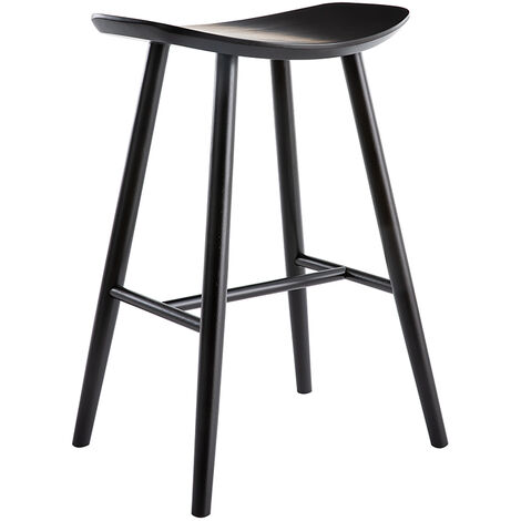 Sgabello da bar di design nero 65 cm DEMORY