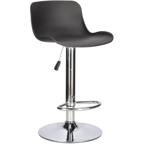 SGABELLO DA BAR Inge nero/cromo REGOLABILE 60-81 cm