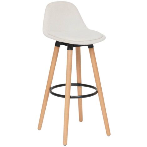 Sgabello da bar maxon bianco h92,5 cm - Atmosphera créateur d'intérieur