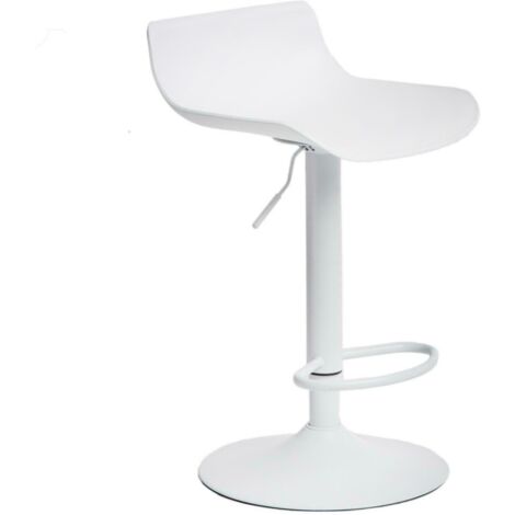 SGABELLO DA BAR REGOLABILE Bar One bianco OPACO