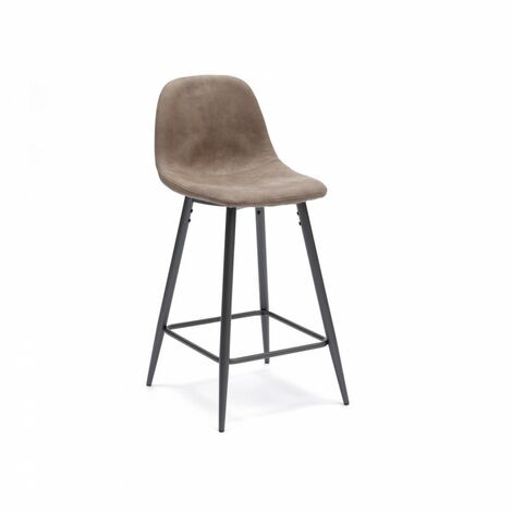 Sgabello en similpelle - Brigitte - 42cm x 52cm x 93cm