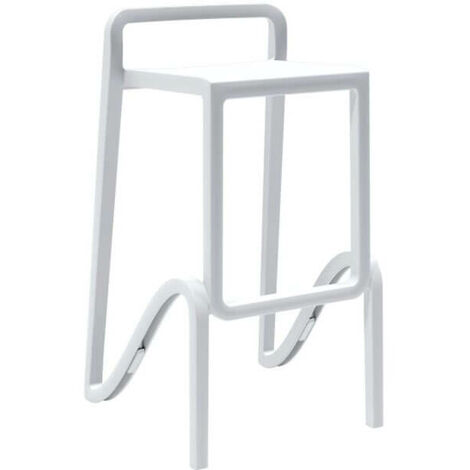 SGABELLO EOLO IN POLIPROP.BIANCO