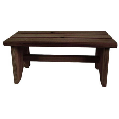 Sgabello in legno per bambini sedia seduta panca da giardino sgabellino per esterno 35x17x16 cm
