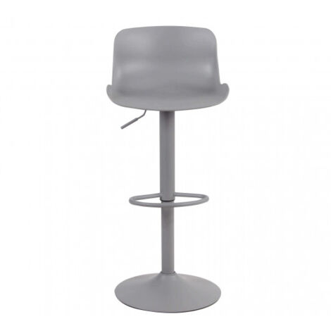 SGABELLO INNSBRUCK IN COLORE GRIGIO CON ALTEZZA REGOLABILE