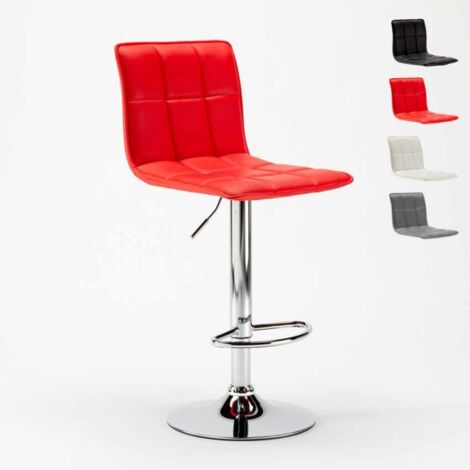 Sgabello moderno in similpelle per cucina e bar design Phoenix
