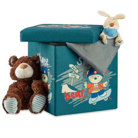 Sgabello per bambini con spazio di stoccaggio