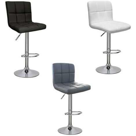 Sgabello per bar pub ristoranti con altezza regolabile elegante moderno seduta - colorigenerali: NERO
