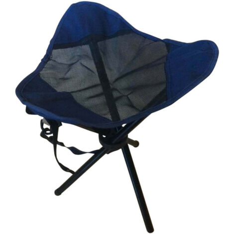 Sgabello pieghevole blu moderno multiuso in metallo mod.Fischer