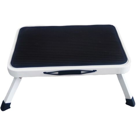 Sgabello pieghevole con maniglie antiscivolo, portatile e compatto, per adulti, per camera da letto e bagno