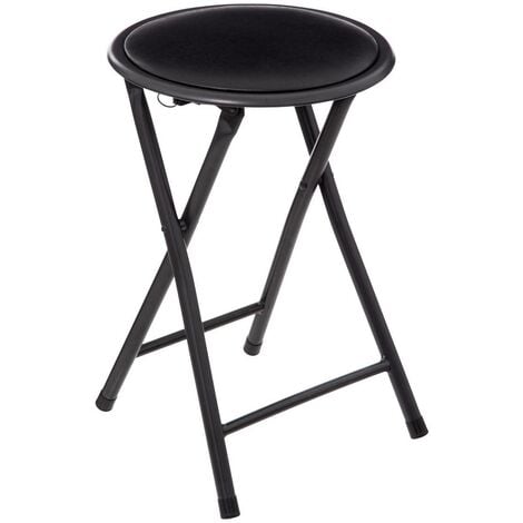ATMOSPHERA Sgabello pieghevole nero - 5five