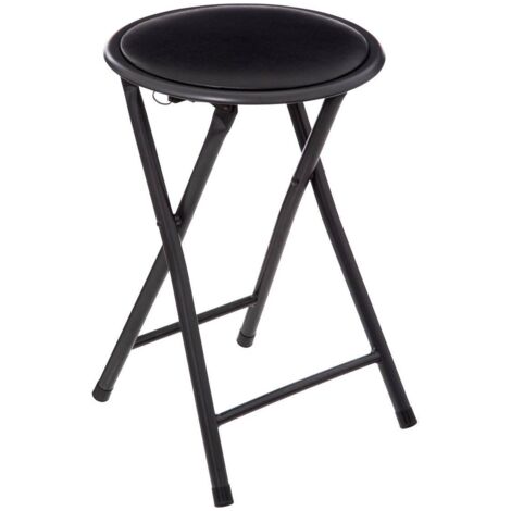 Sgabello pieghevole nero  - 5five