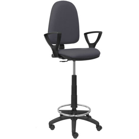 Sgabello Piqueras y Crespo 00BGOLF Grigio scuro PVC