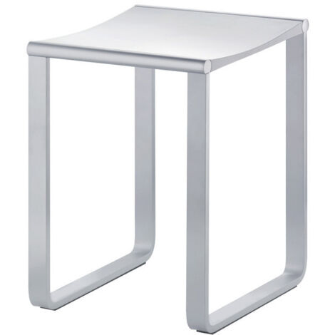 sgabello PLAN cromato / grigio chiaro RAL 7035 KEUCO