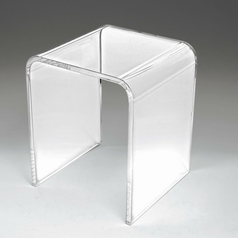 Sgabello Plexiglass design per doccia e bagno