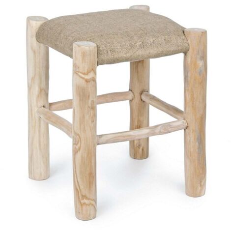 Sgabello Sarika cm 35x35x45h
