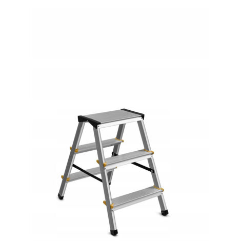 Sgabello A 2 Gradini In Plastica Antiscivolo – Compatto E Leggero (1,4 Kg), Base Larga, Portata Robusta, Per Cucina E Ufficio