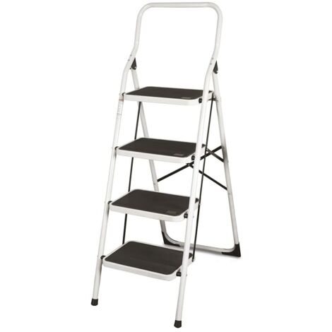 Sgabello step metallo 4 scalini 145x48x7 chiuso - biacchi ettore